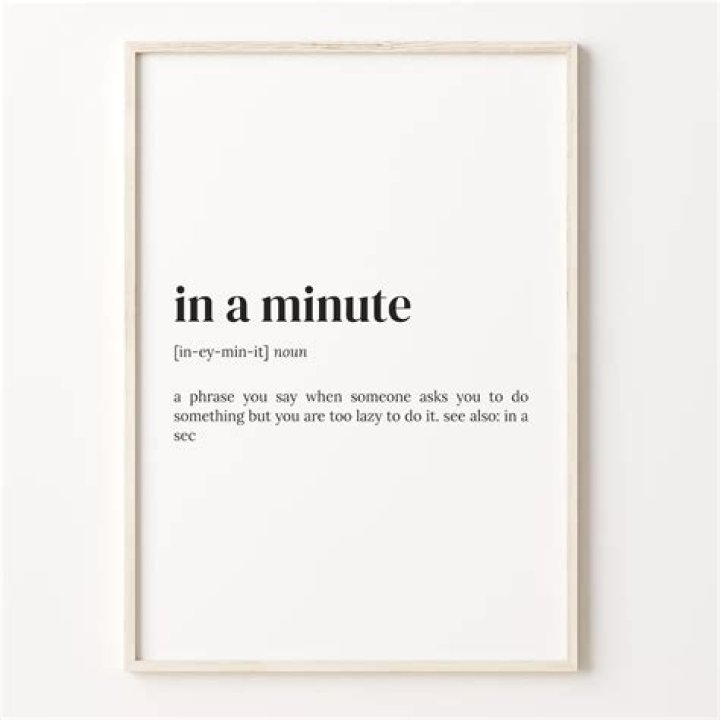 At the minute definition?
