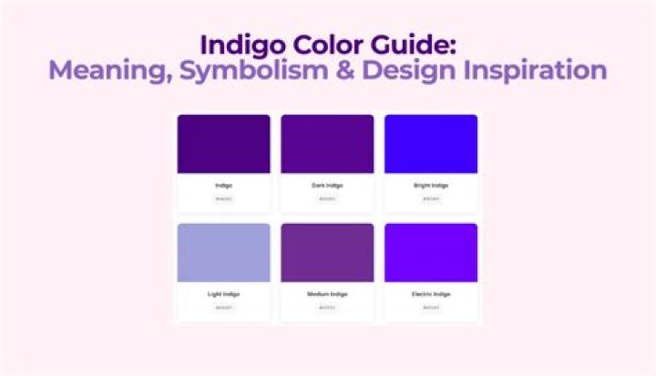 How is indigo colour?