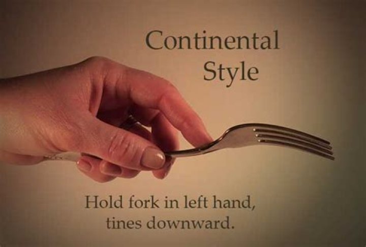 How to hold a fork?