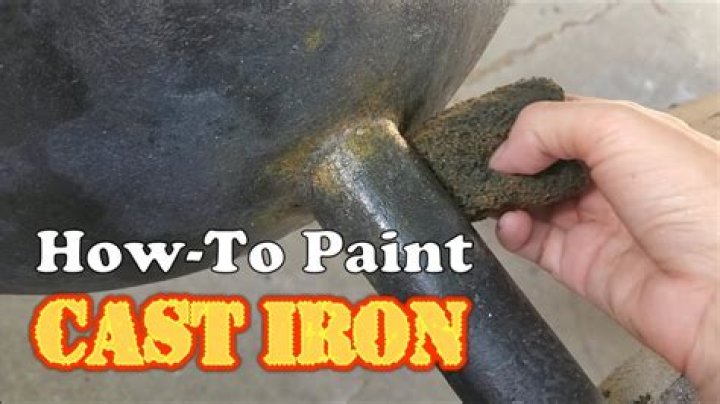 How to make cast iron black?