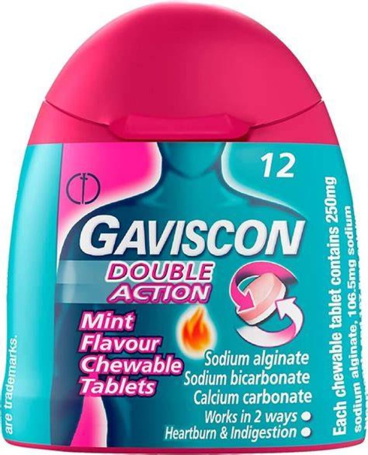 Ingredients in gaviscon double action?