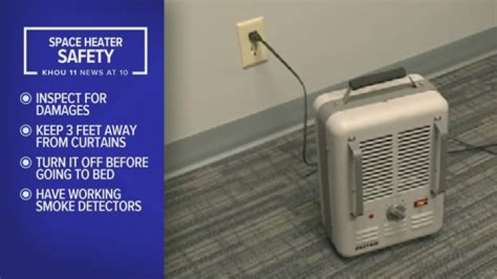 Should space heaters be left unattended?