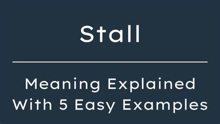What does stall-feed mean?