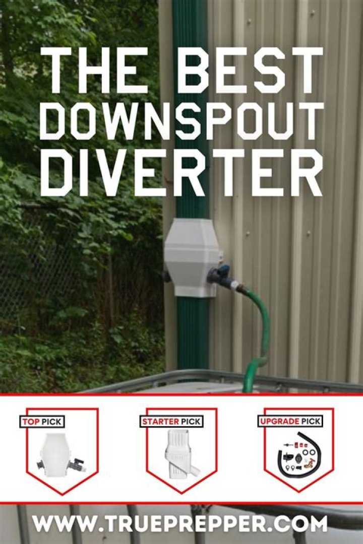 What is the best downspout diverter?