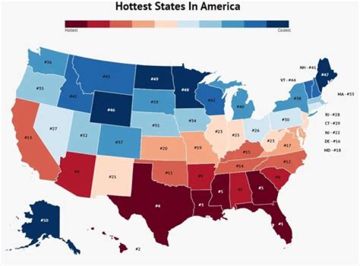 Whats the hottest state in america?