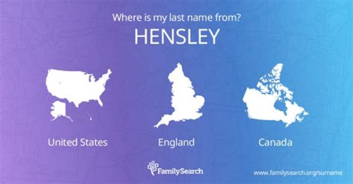 Whats the meaning of the name hensley?