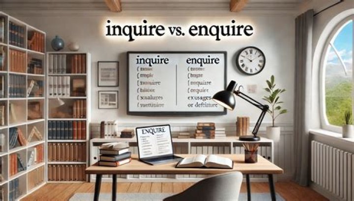 When to use inquire vs enquire?