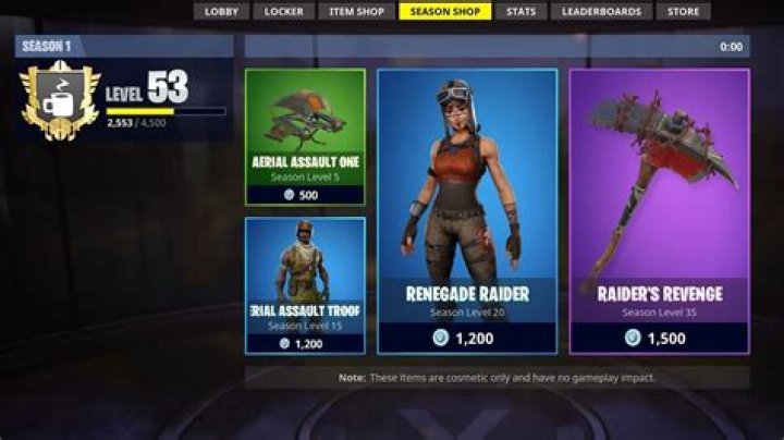 When was renegade raider last seen?
