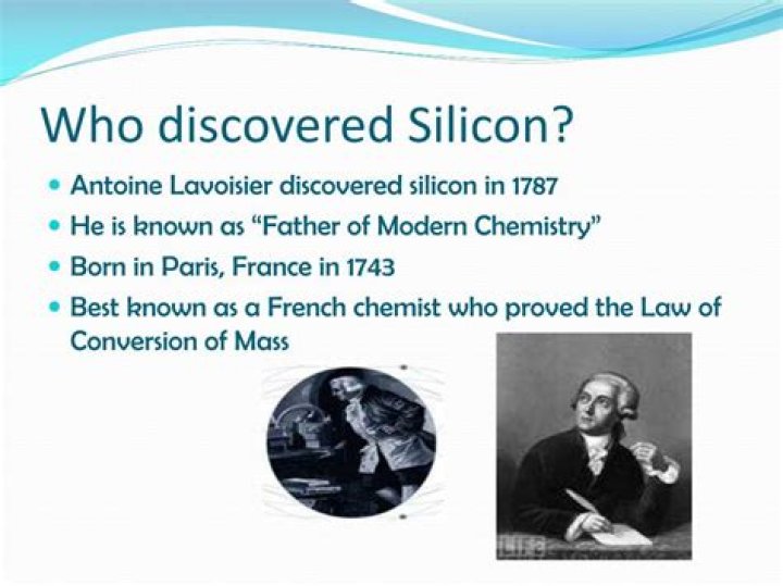 Who first discovered silicon?