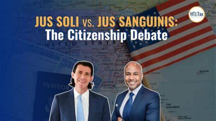 Why does the phrase jus sanguinis refer to?