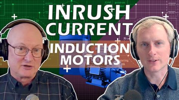 Why inrush current occurs in induction motor?