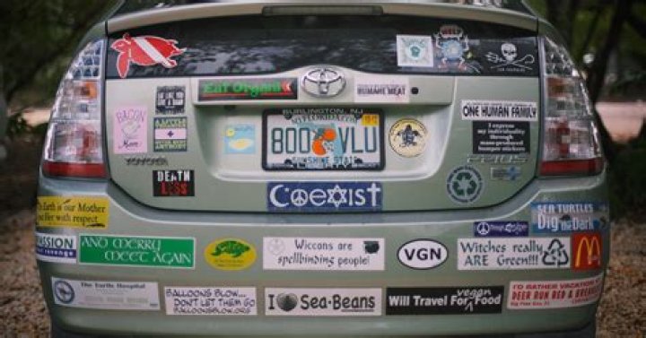 Why put a bumper sticker on a ferrari?
